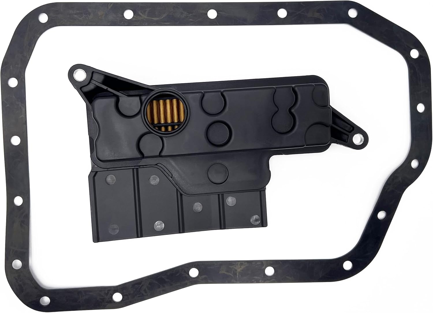 Automatic Transmission Filter Oil Pan Gasket Kit U660E Compatible with Lexus 07-21 ES350 NX200t NX300 RX350 Replacement for Toyota 07-19 Avalon Camry Highlander Sienna Venza Replaces 3533033050