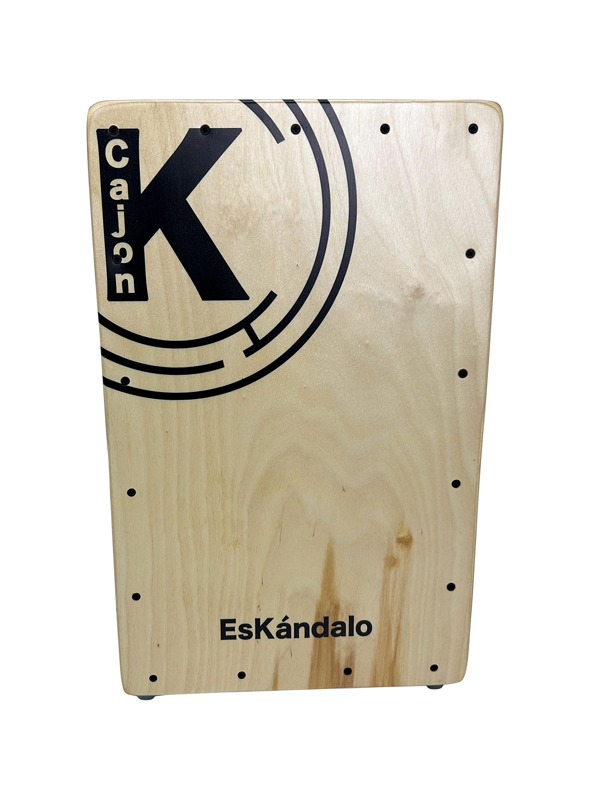 Cajon Flamenco EsKandalo Estudio (TAPA NATURAL)