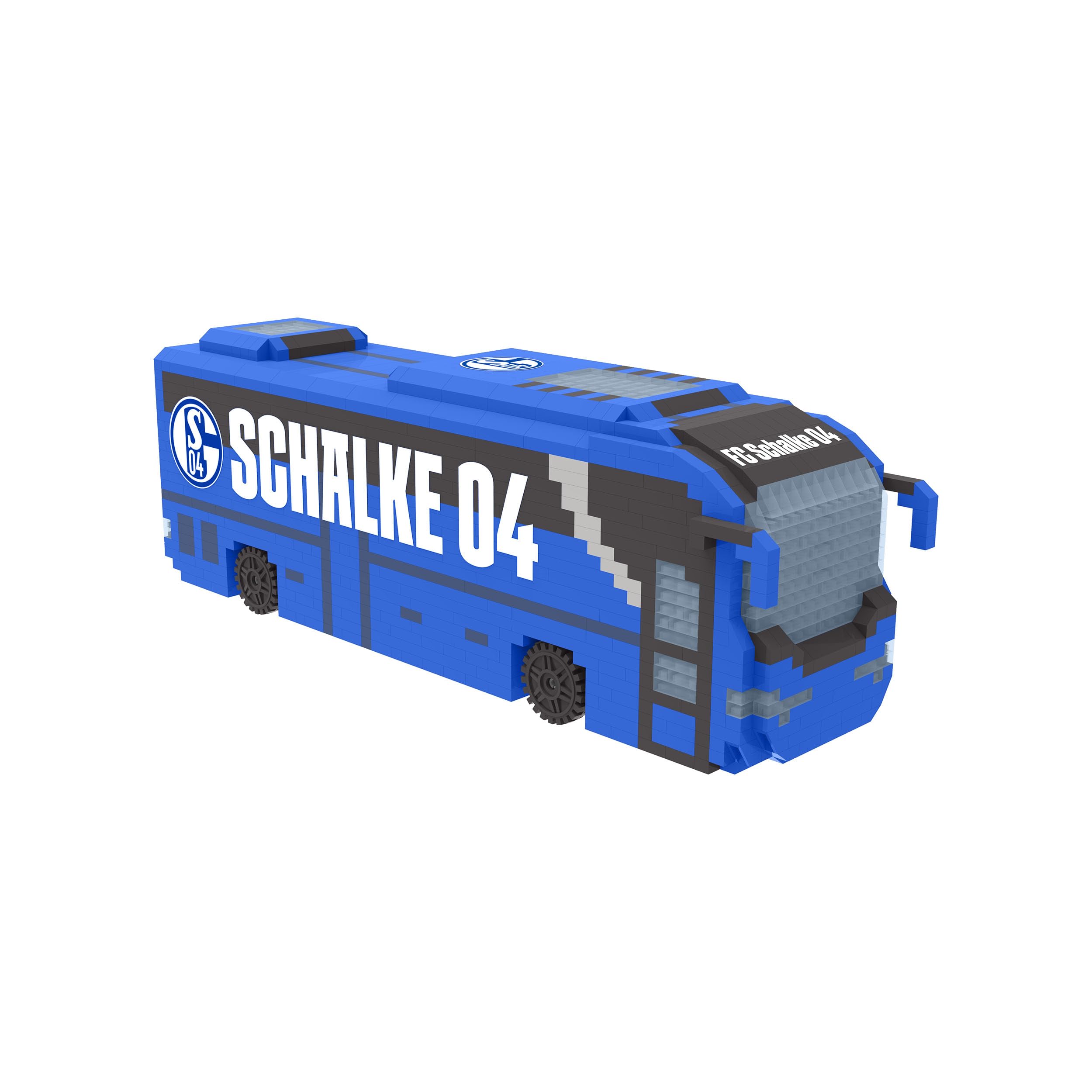 FOCO Officially Licensed FC Schalke 04 BRXLZ Bricks 3D Football Coach Construction Set