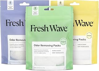 Fresh Wave Odor Removing Packs Bundle: (3) 6 ct. Packs - Lemon, Lavender, Original