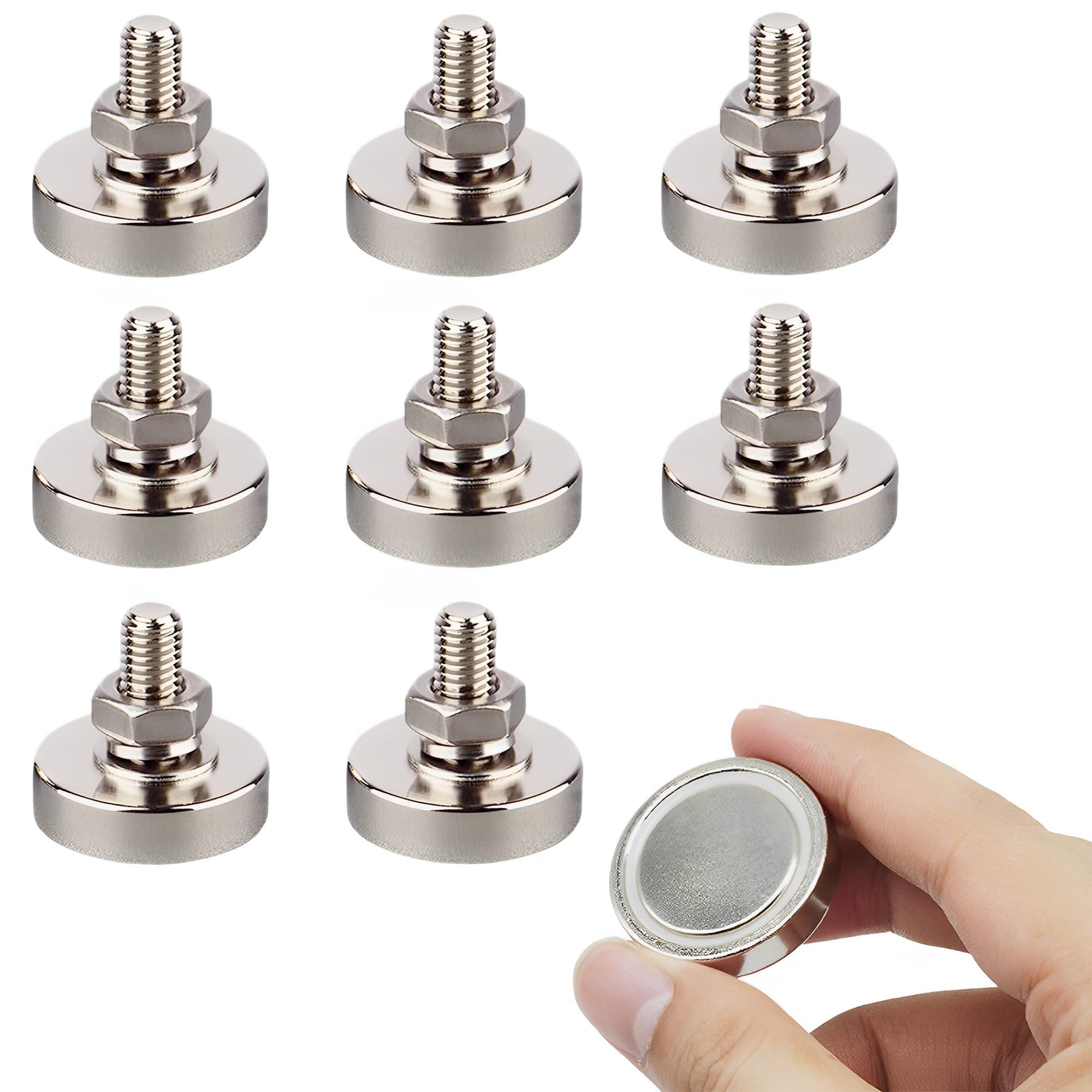 Magnetastico® 20 stuks neodymium-magneten N52 vierkant 10 x 10 x 4 mm, koelkastmagneet prikbord permanente magneet whiteboard magneet zelfklevend vierkant