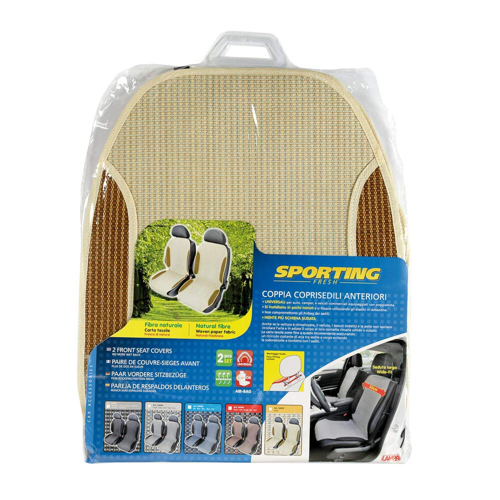LAMPA 54507 Schonbezug für die Vordersitze Vorne Textil