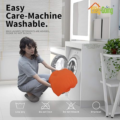 Miniatura 176 de Funda elástica para sofá reclinable de fácil colocación, Tela mezcla de poliéster Algodón, Arena