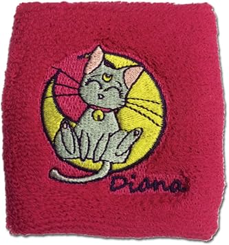 Sailor Moon Mens I Love Sailor Moon Anime Wristband One Size