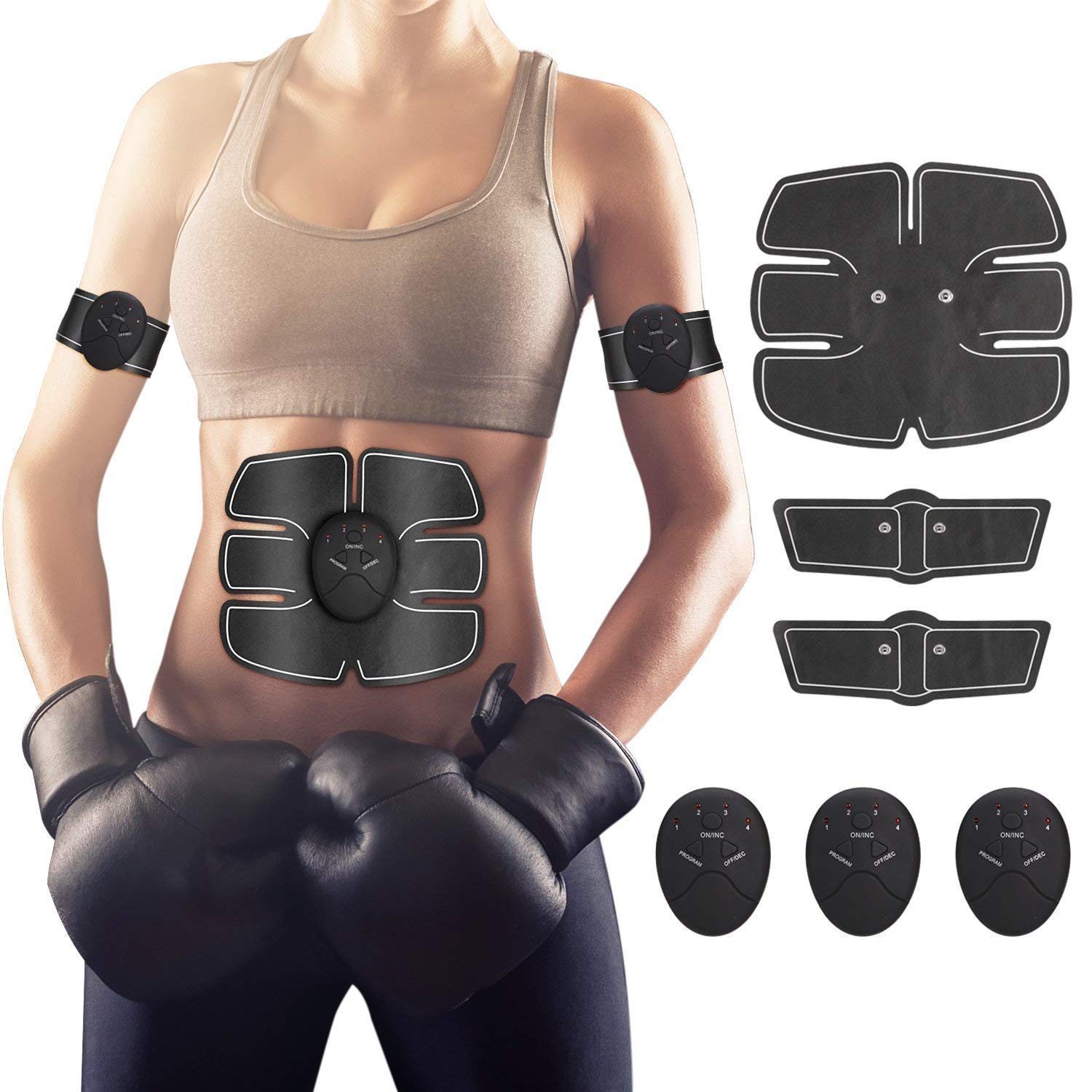 Hetarmi Wireless Abdominal Mobile Gym and Muscle Exerciser Training Device Body Massager/6 pack abs stimulator charging battery/mart Fitness Abs Maker/Exerciser Training Device Massager Hetarmi Wireless Abdominal Mobile Gym and Muscle Exerciser Training Device Body Massager/6 pack abs stimulator charging battery/mart Fitness Abs Maker/Exerciser Training Device Massager