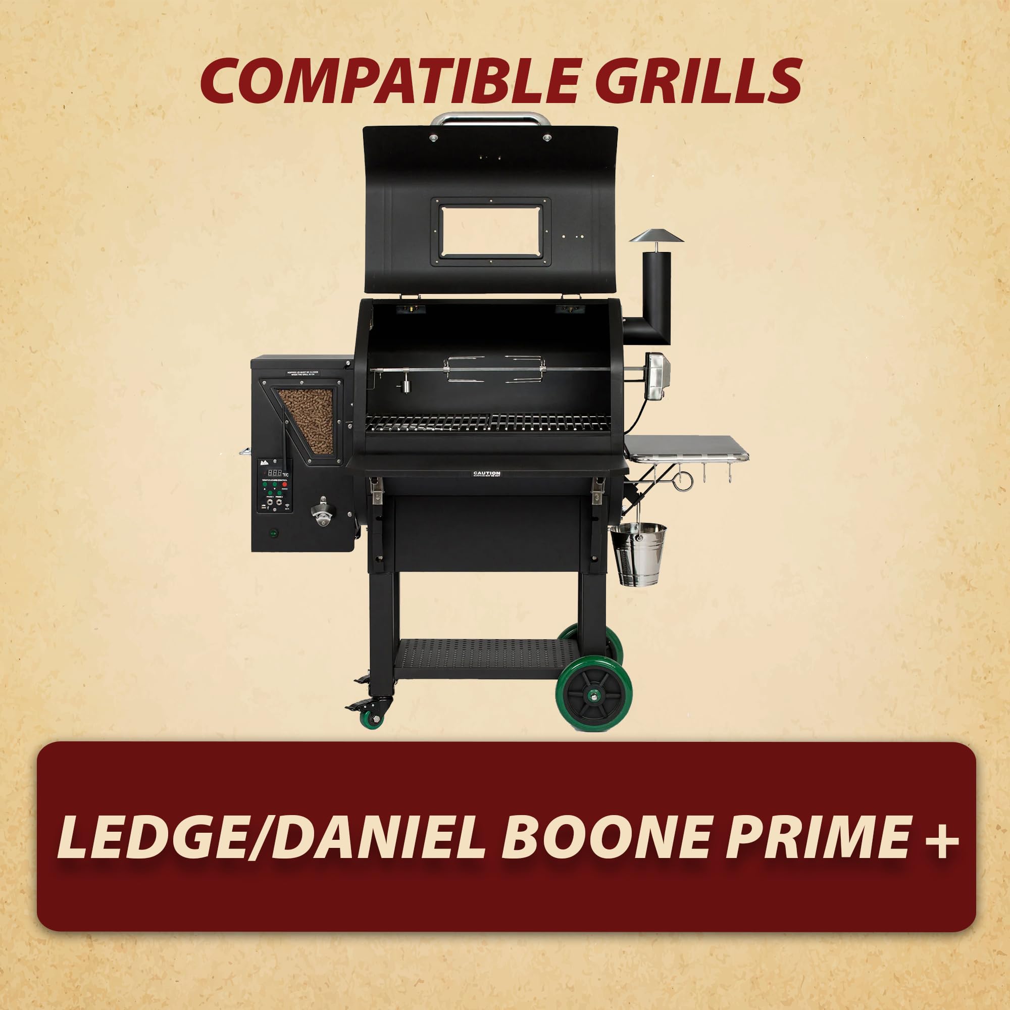 Amazon.com : Green Mountain Grills, GMG-6038, Rotisserie Kit for