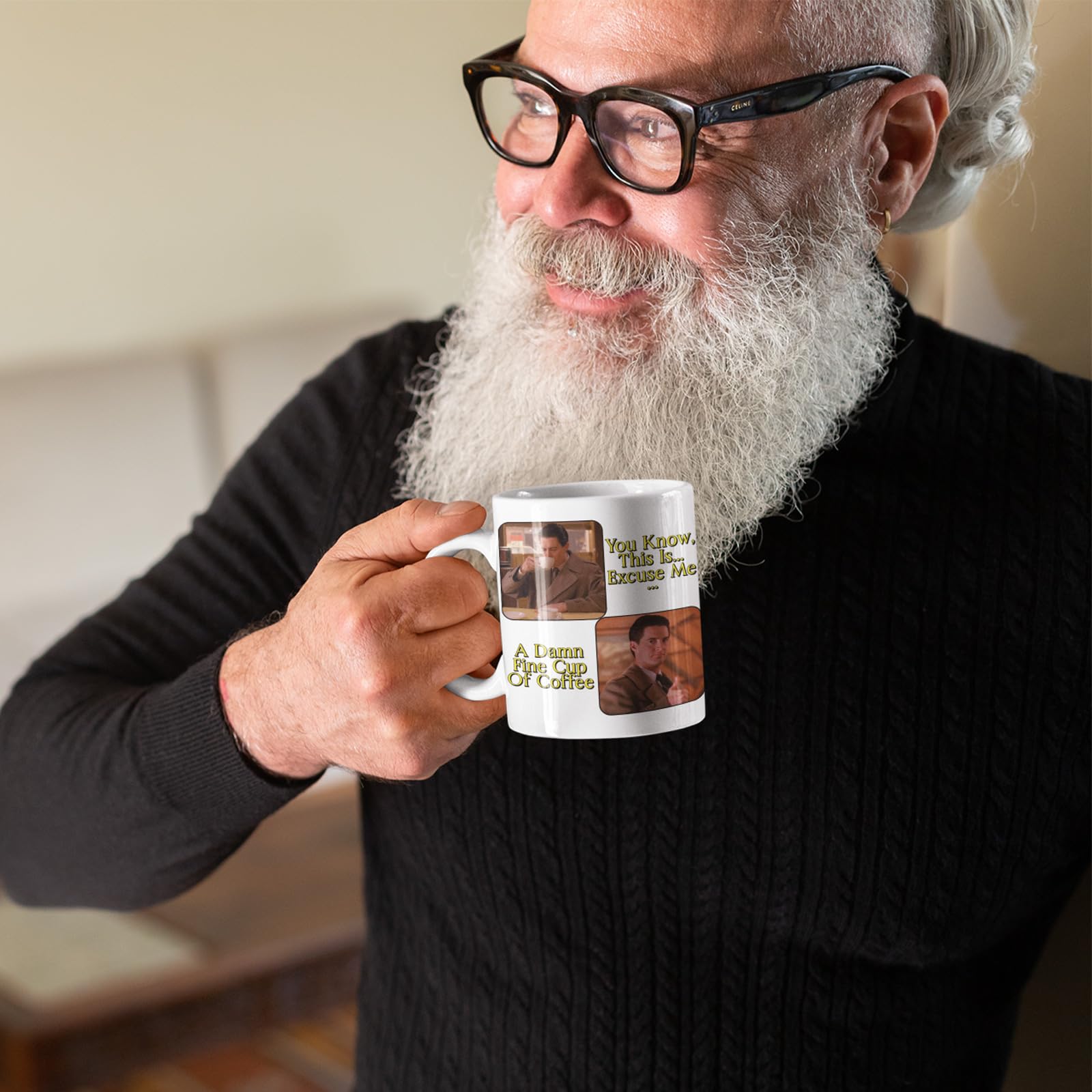 I Love Mugs - A Damn Fine Cup of Coffee - Agent Dale Cooper - Kyle  MacLachlan - Mug, Ceramic, 11fl.oz. : Amazon.co.uk: Home & Kitchen