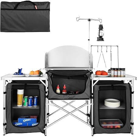 Amazon.com: SylvanSport Outdoor Camp Kitchen System for Easy Cooking ...