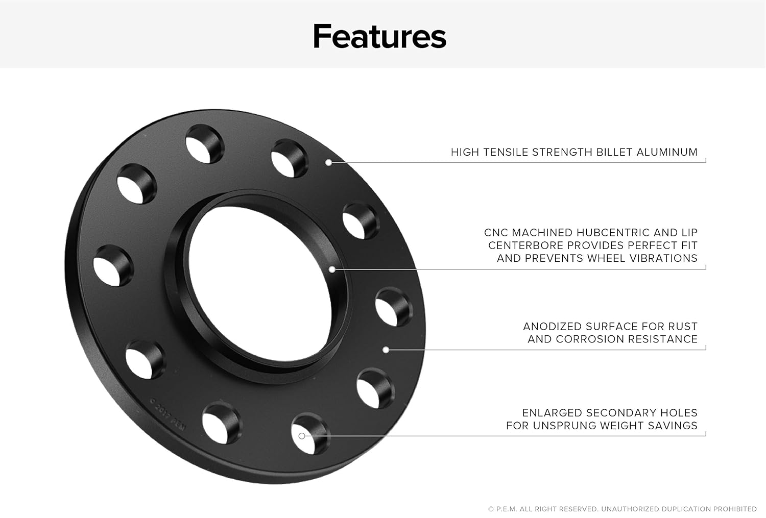 2pcs 12mm (0.5 inch) 5x120 Hubcentric Wheel Spacers Compatible with 1996-2003 BMW 525i 528i 530i 540i M5 (74.1mm Bore) Black E39 525 528 530 540