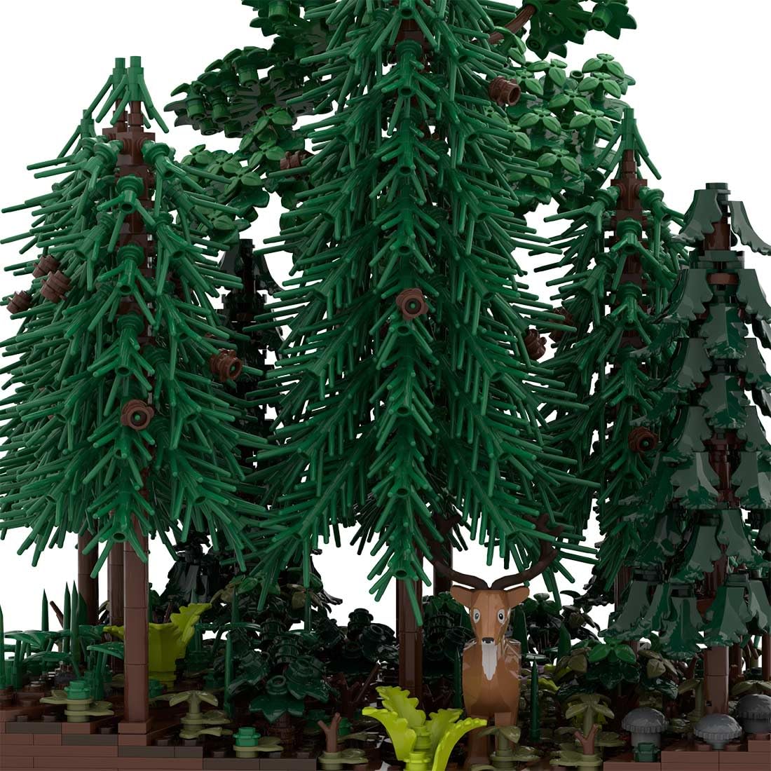Burg Hohengeroldseck model z klocków zaciskowych, historyczny model zamku z 62 modułów, rozszerzenie krajobrazu, prezent dla miłośników historii i kolekcjonerów zamków, 3513 części