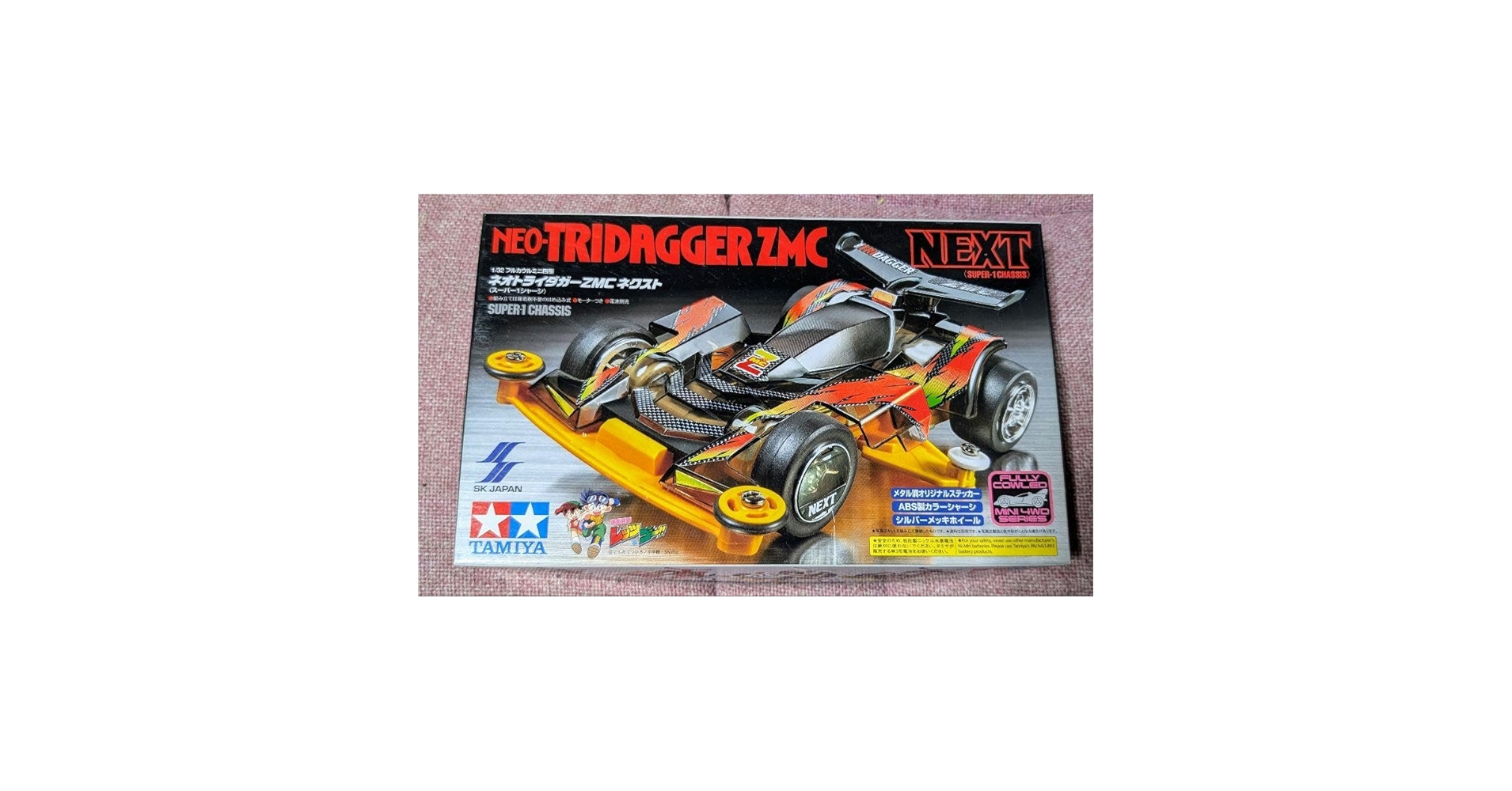 TAMIYA ネオトライダガーZMC 1/32 TAMIYA 1:32 MINI 4WD AUTO NEO-TRIDAGGER ZMC FULLY COWLED
