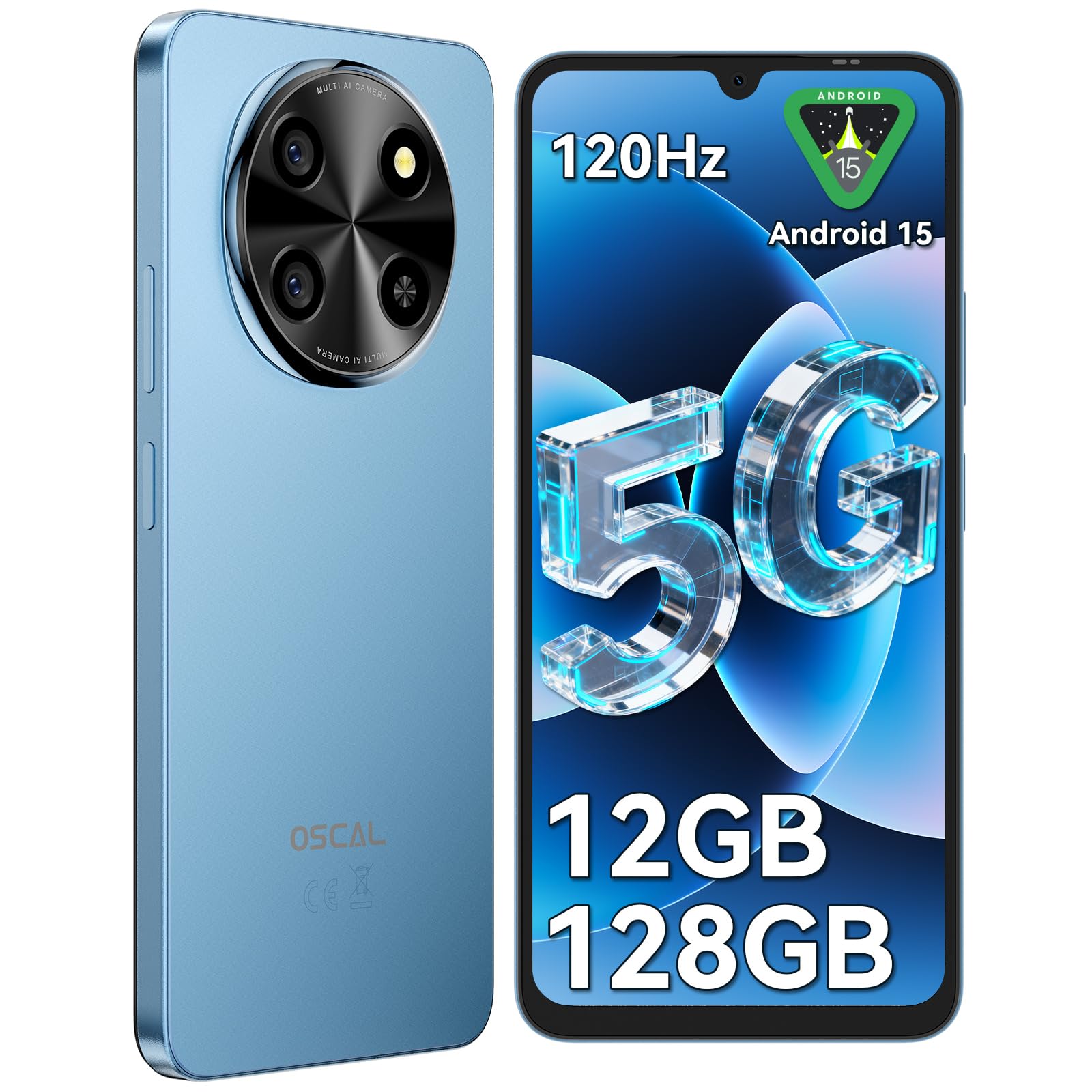 OSCAL TIGER8 5G 対応スマホAndroid 15 スマホ AI搭載 Amazon | OSCAL TIGER8 5G simフリースマホ｜Android 15 スマホ AI搭載