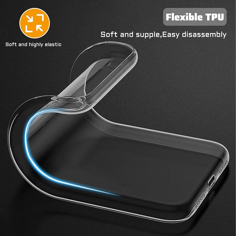 Lemxiee OnePlus Nord 4 Telefontok Szett + Üvegfólia - Puha TPU Védőtok és Edzett Üveg Kijelzővédő OnePlus Nord 4-hez