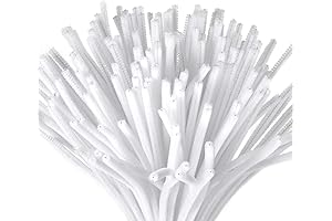 Caydo Pipe Cleaners in Pristine White: Unleash Your Creativity!