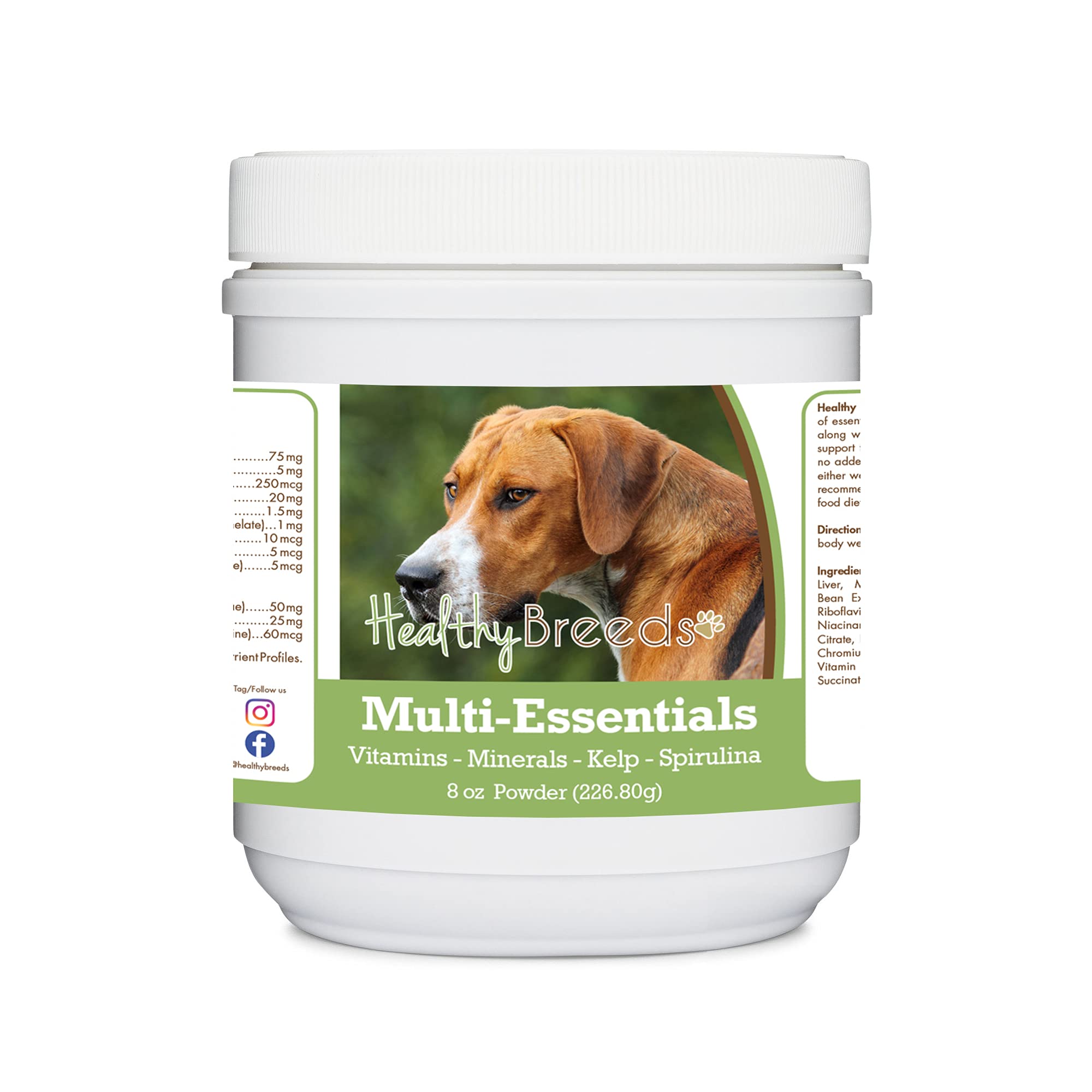 Healthy Breeds English Foxhound Multi-Essentials Powder for Dogs 8 oz