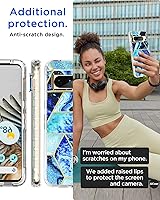 Vista 4 de AICase Funda para Google Pixel 8 Pro con protector de vidrio de cuerpo completo resistente [nunca amarillento] [grado militar anticaídas] protección