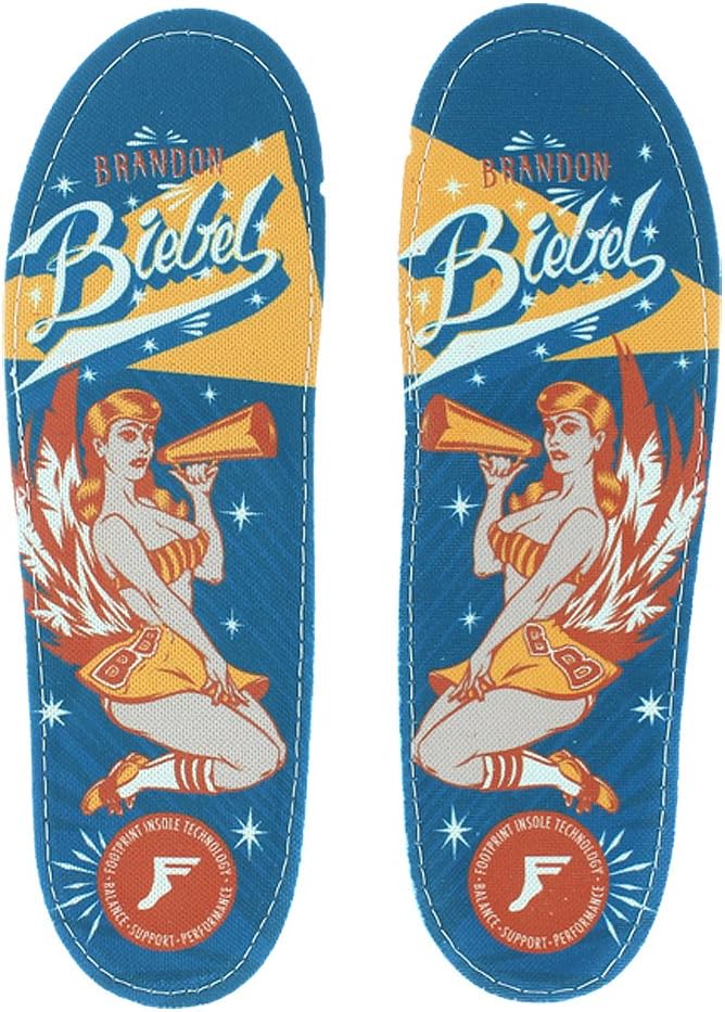 Footprint Insoles Brandon Biebel 2 Kingfoam Orthotics (8 - 8.5)