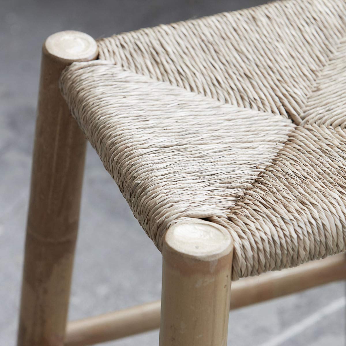 House Doctor Hocker, Kalyan, Natur, l, w: 30 cm, h: 45 cm, Marmor, Standard, 209800600