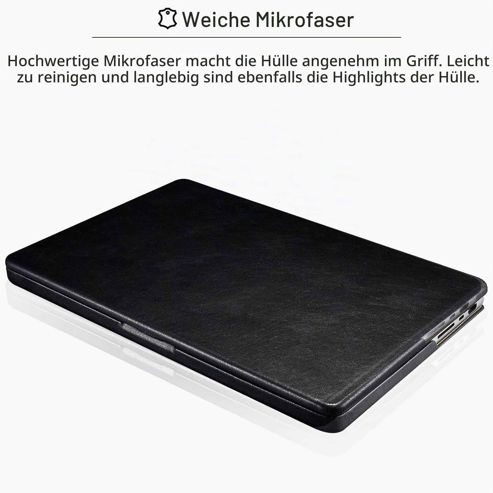 ICARER Lederhülle für MacBook Air 15 2026-2023 M5 M4 M3 M2