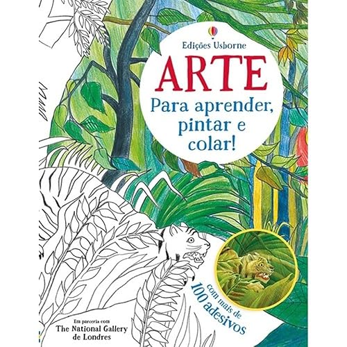 Arte para aprender, pintar e colar!