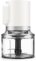 Vista 1 de KitchenAid Go Cordless Top Down Chopper - battery sold separately, KTCR350, Porcelain White