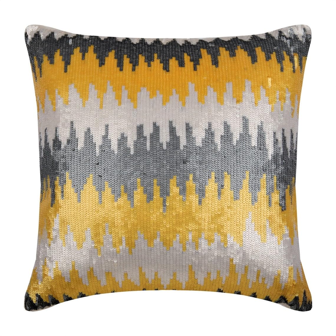 Taie d'oreiller brodée main Melting Lava pour un intérieur cosy