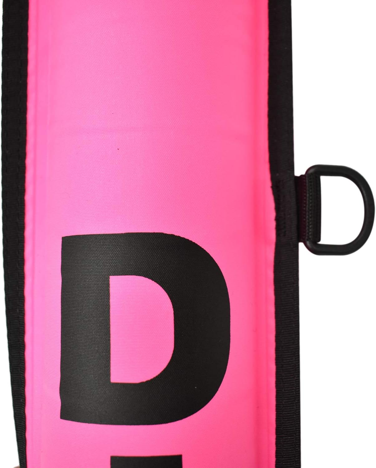 Scuba-Choice 6ft Surface Marker Buoy, High-Visibility Dive Signal Tube with Whistle, Durable Nylon TPU, Compact & BCD-Compatible, Easy Oral Inflator for Diving, Freediving - Underwater Safety – Pink