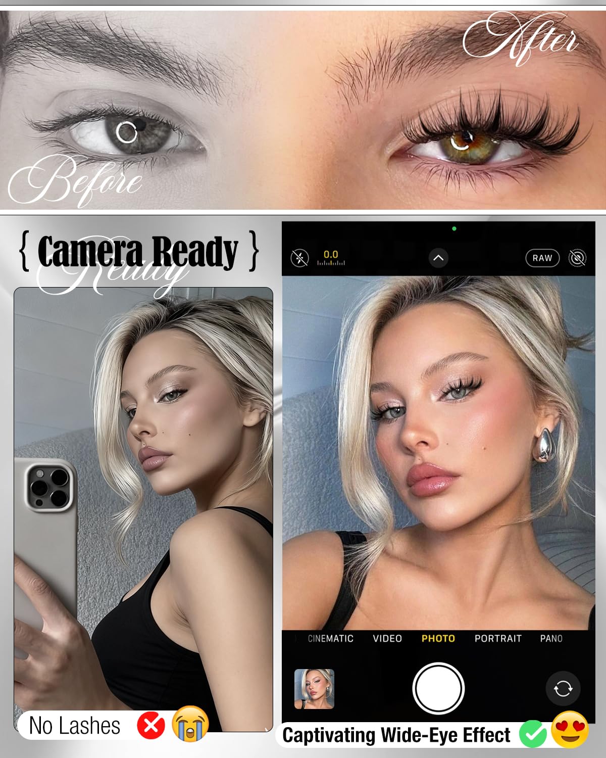 Viva Lash Clusters Portable Mini Pack Eyelash Clusters Travel-Friendly Manga Cluster Eyelash Extensions Anime Fairy Cluster Lashes Spiky Individual Lashes Clear Band 10-16MM Lash Extension by Lvmixwig image 5