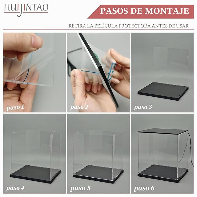 Foto 6 de 6 de Vitrina acrílica / Vitrina / exhibición para Figuras, Modelos de Coches, con iluminación LED