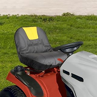 Lawn Mower Seat Cover Universal Lawnmower Seat Covers, Tractor Heavy Duty Seat Cover, Oxford Durable Waterproof Tractor Seat Cover, Protective Seat Cover For Ride-On Lawnmowers, Easy To Install