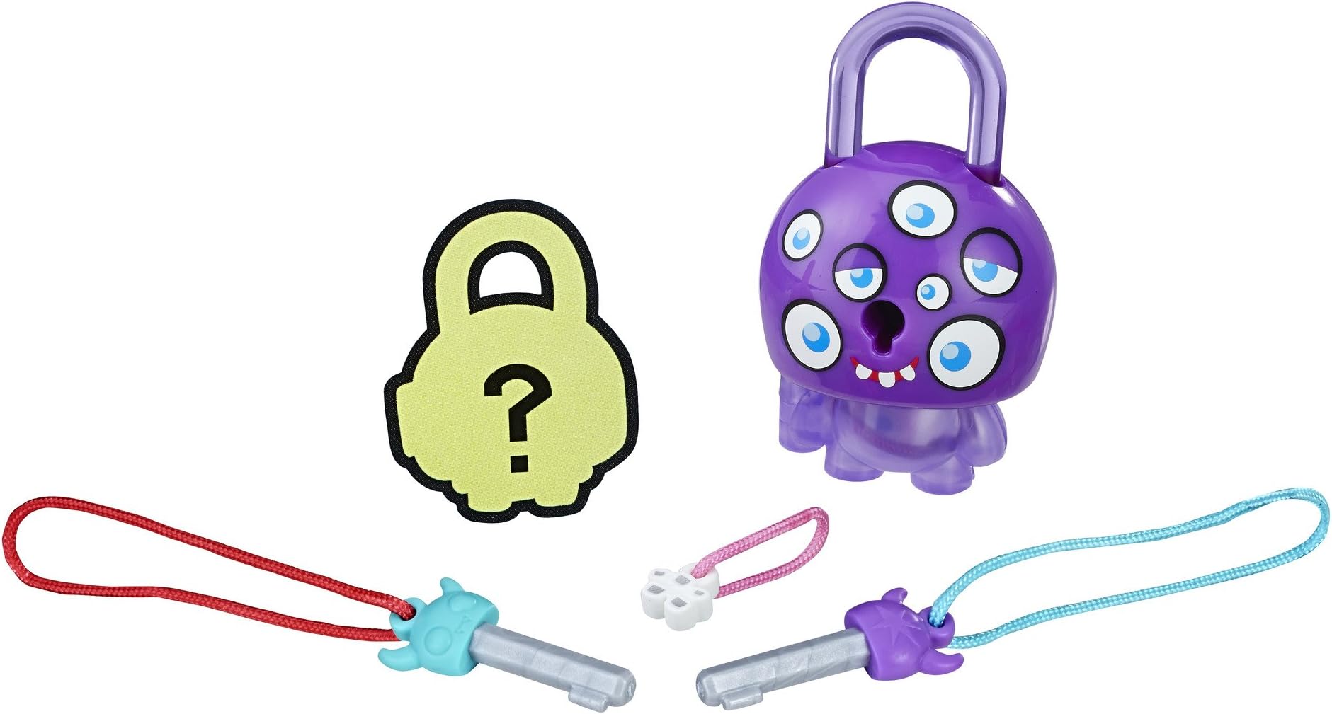 Lock Stars Basic Assortment Purple Monster with Eyes - Series 1 (Multicolour)