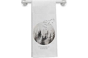 Forest Decor Black Kneibo Tea Towels & Hand Towels