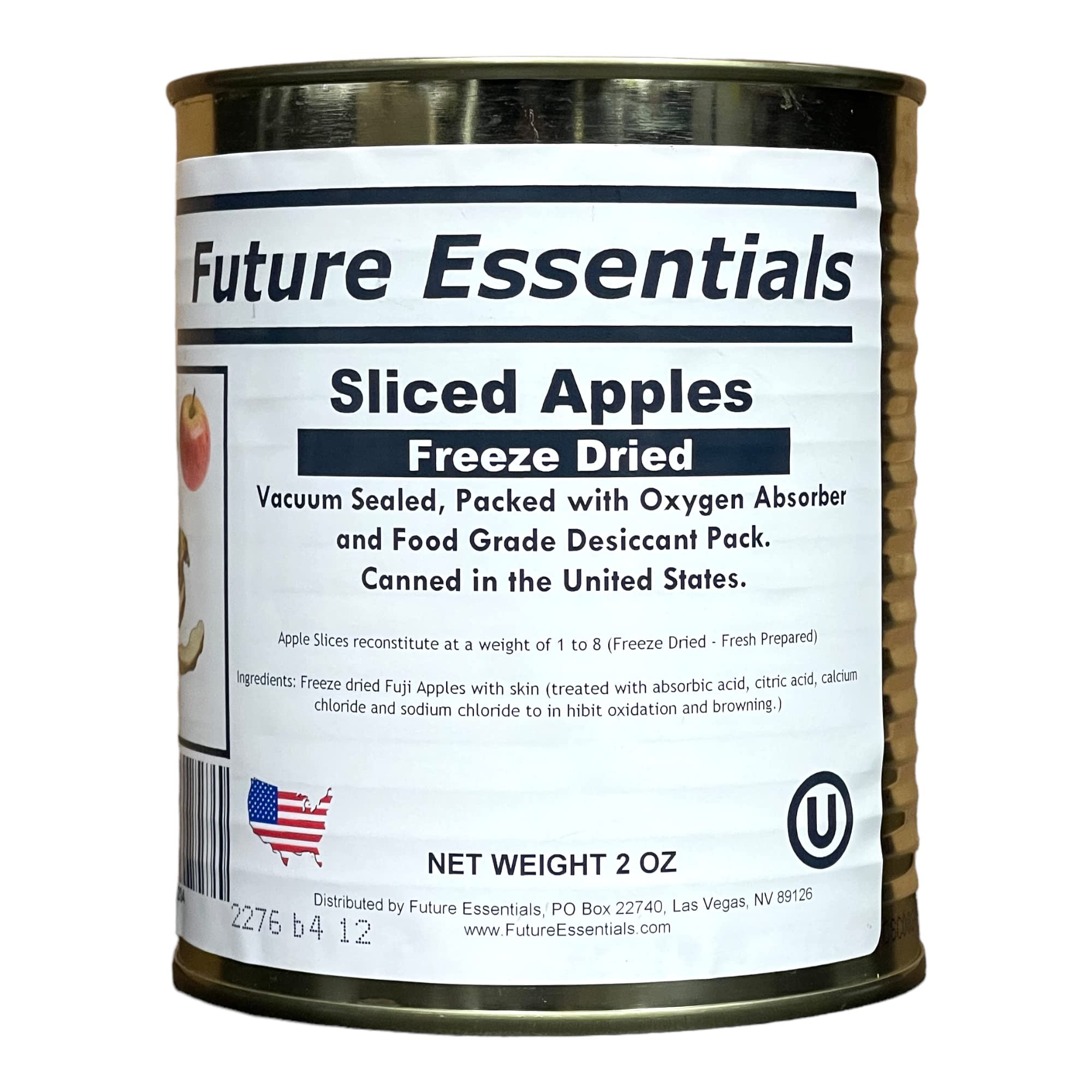 Future Essentials Freeze Dried Kosher Sliced Apples 2 Oz
