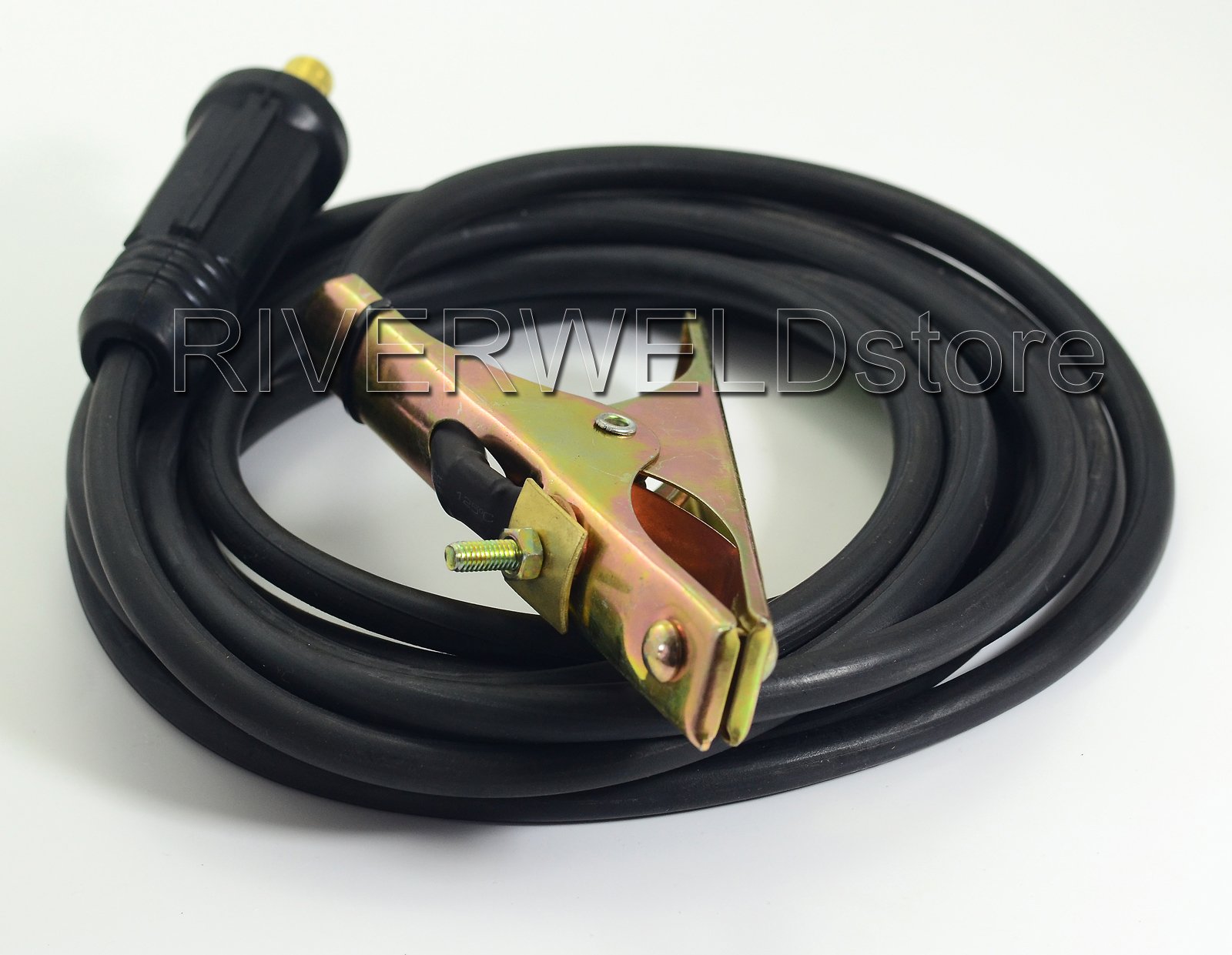 RIVERWELD Abrazadera de Tierra de 300 Amp CK50 5M 25mm2 Soldador de alambre MMA ARC soldador