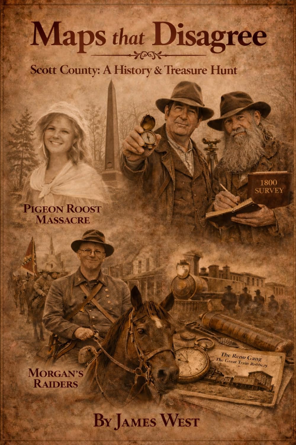 Maps that Disagree: Scott County: A History & Treasure Hunt