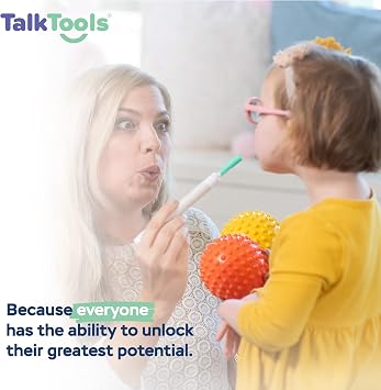 TalkTools Sensi Tip for Kids with Autism, ADHD, Speech Therapy - Improve Biting, Chewing, Jaw Strength - Dishwasher Safe (Green, 1 Pack)