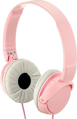 Sony MDRZX110P.AE- Stereo Headphones, Powerful Sound - Pink