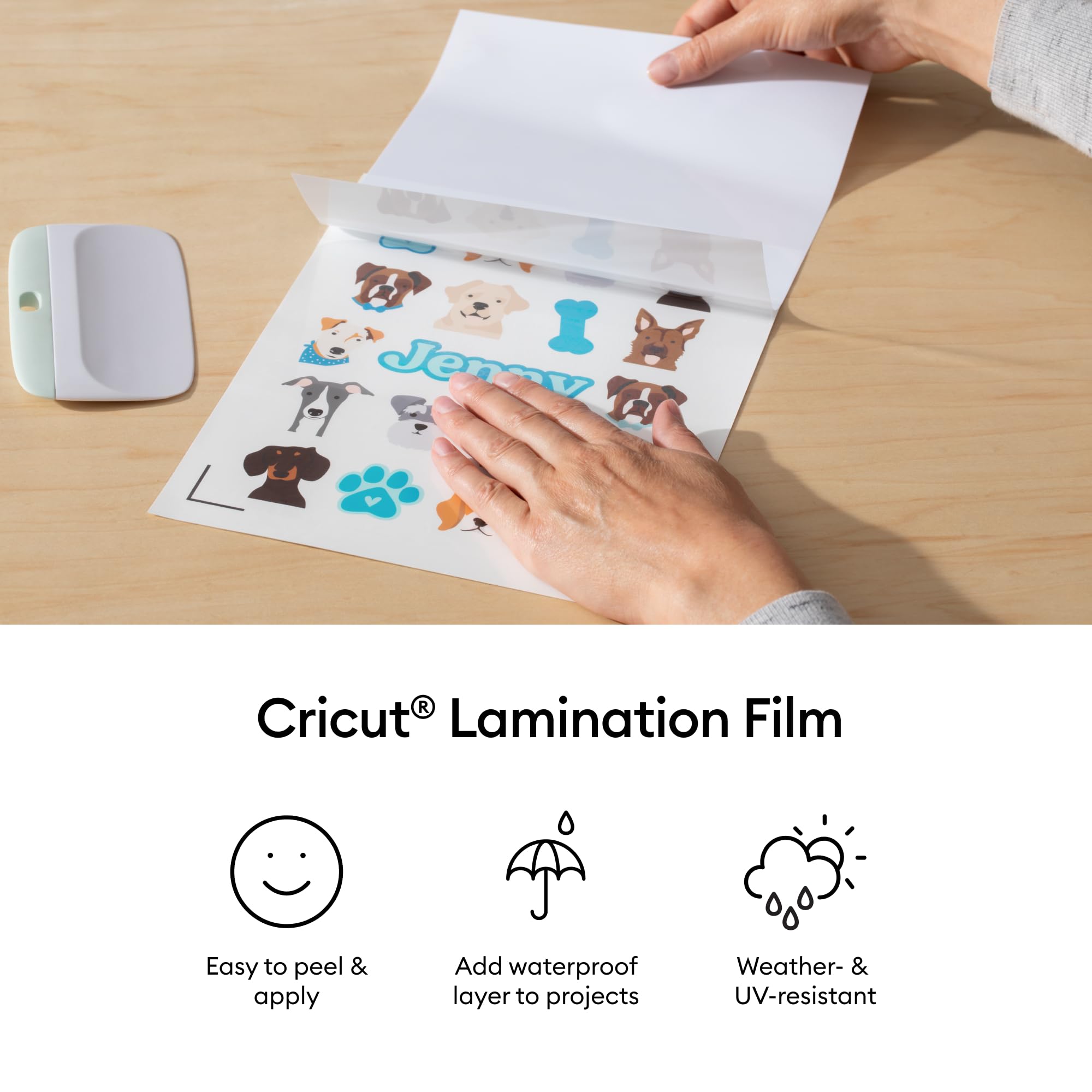 Cricut Lot 30 films plastification 21,6 x 27,9 cm