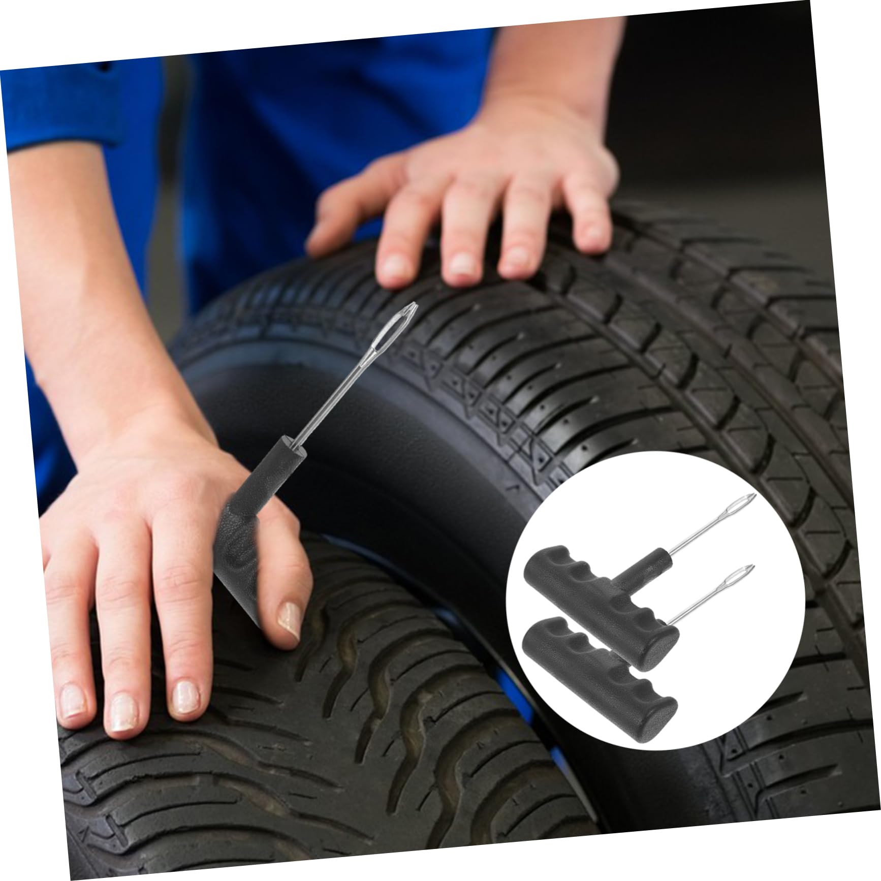 Alipis 5 Sätze Teiliges Reifenreparaturwerkzeug Für Auto Und Motorrad Universelles Pannenreparatur Mit Vakuumdesign Für Sichere Und Zuverlässige Reparaturen 2 Stück * 5