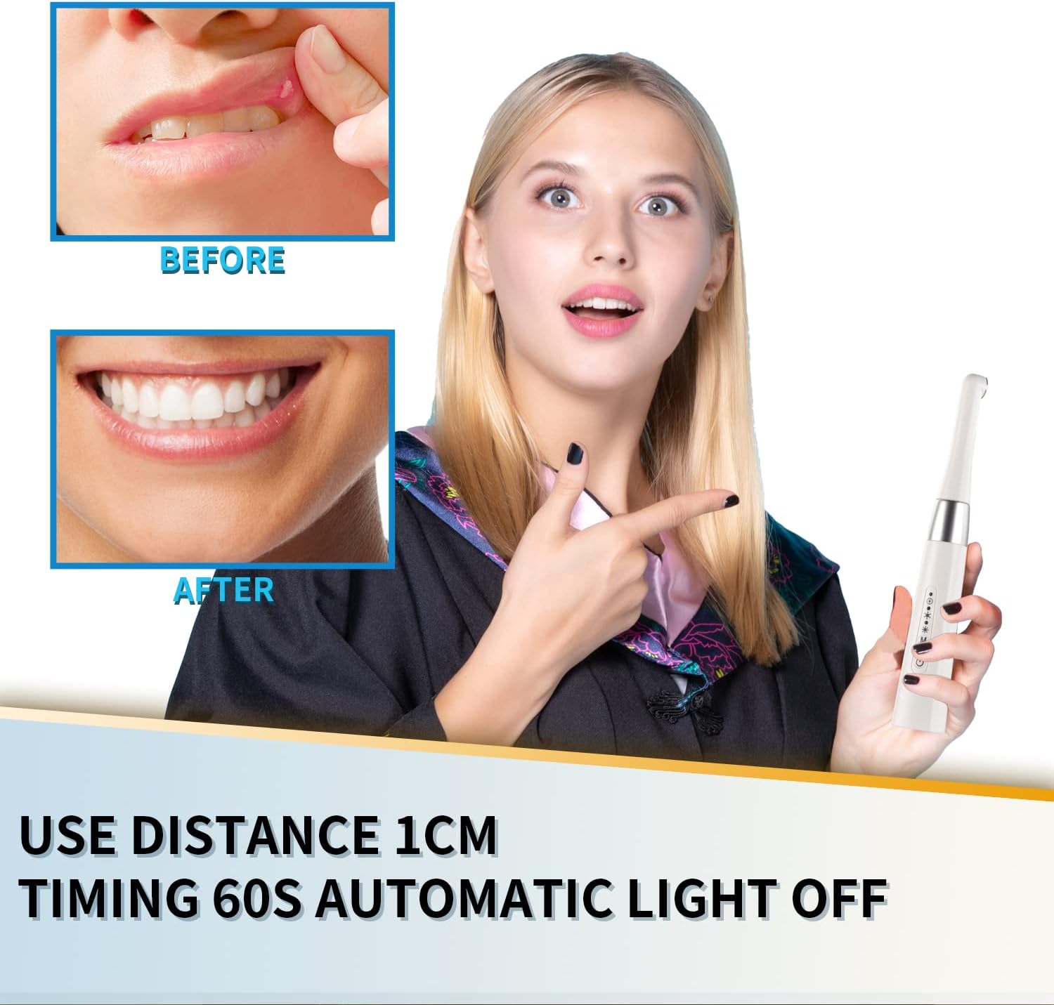 Buy Truslite Reusable Canker Sore Treatment Device, Cold Sore Device