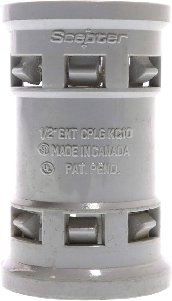 Ipex-Kwikon 089000 KC10 Non-Metallic ENT Snap-On Coupling, 1/2