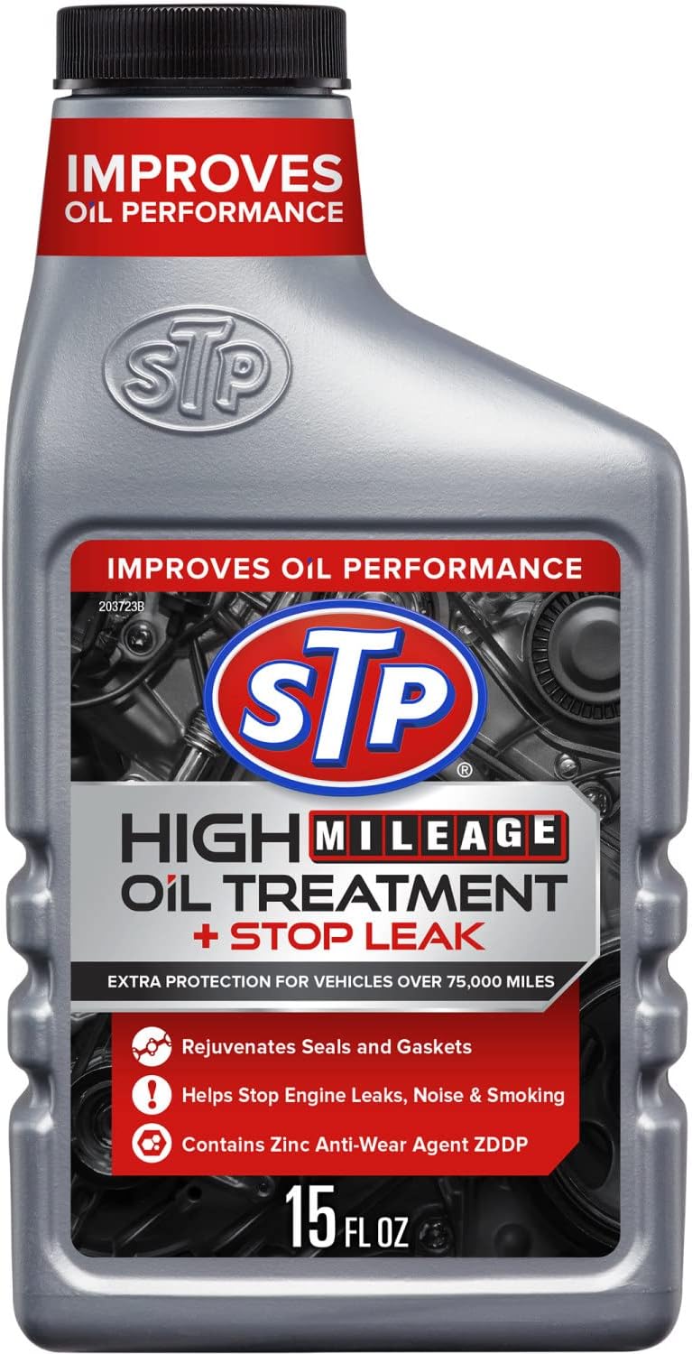 78595 High Mileage Oil Treatment Plus Stop Leak - 15 fl oz