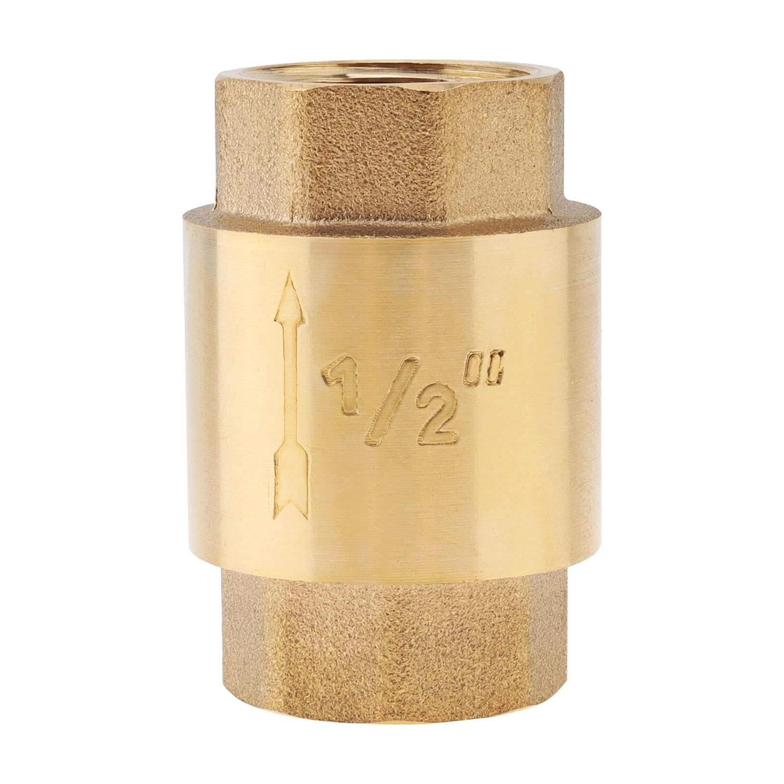 1/2inch Brass in-line Check Valve 1-Way Anti Backflow Valve