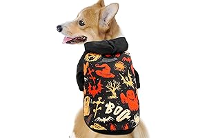 Dog Hoodies Halloween Ghost Bat Pets Sweatshirts