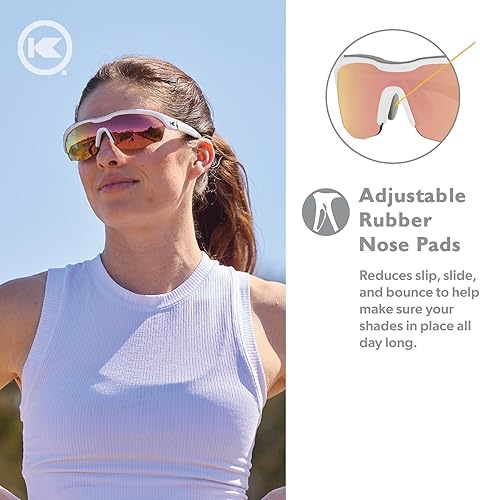 Miniatura 4 de Knockaround Kinetics Sport Sunglasses for Men & Women - Wraparound Sunglasses - UV400 Protection - Running, Golf, Baseball
