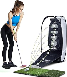 DOKERS Golf Practice Net Golf Net Practice Net For Golf, Baseball, Softball And Soccer, Indoor/outdoor Training, From Beginner To Advanced, Durable Frame And High Impact Net