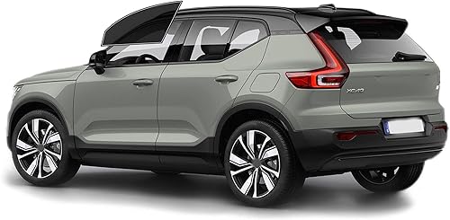 AUTOTEK Película precortada frontal de dos puertas para ventanas, película de tinte para automóviles, protección solar, privacidad, anti roturas,