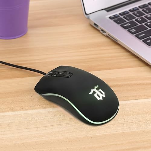 Miniatura 5 de DGG Combo de teclado y mouse para juegos al 60%, juego de teclado y mouse pequeños, mini teclado para juegos de 61 teclas True RGB con sensación
