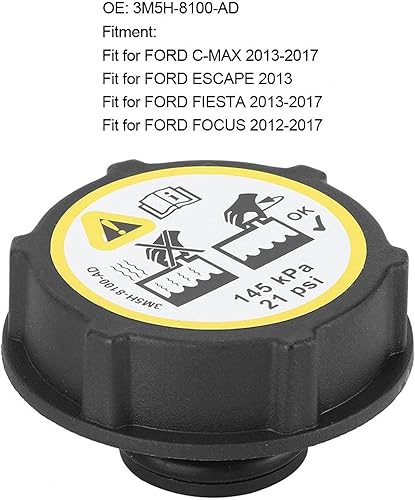 Miniatura 2 de KIMISS Tapa de depósito de refrigerante, sistema de enfriamiento automático para automóvil, tapa de tanque de agua de expansión de radiador