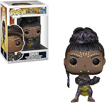 Funko MARVEL ブラックパンサー SHURI ボブルヘッド 276 Amazon.com: Pop! Black Panther 276 - Shuri Blacklight Target
